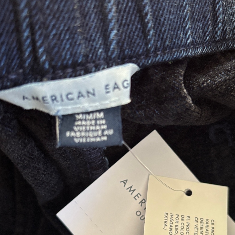 American Eagle wide leg draw string nwt! Navy Relaxed-Fit Pant - Picture 4 of 8